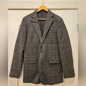 Italian Wool Slim Fit Blazer Size 36R